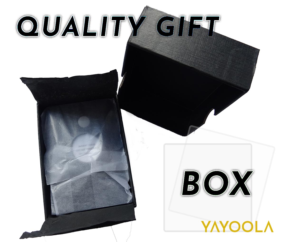 YAYOOLA trifold wallet gift box